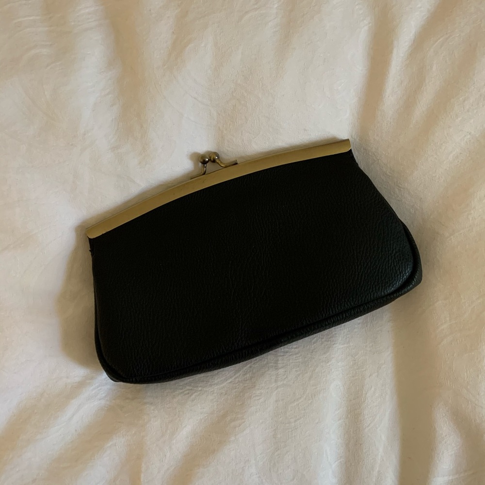 Black Coin Purse Clutch